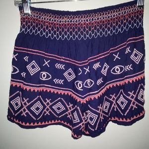 Altar'd State Comfy Aztec Pattern Shorts